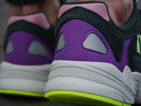 Adidas - Yung-1 BD7655 - Sneakers - Grey / Purple / Lime