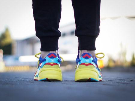 Puma - RS-X3 Plastic 371569-06 - Sneakers - Yellow / Blue / Red / Purple