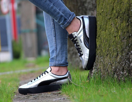 PUMA VIKKY PLATFORM METALLIC  (363609-02)