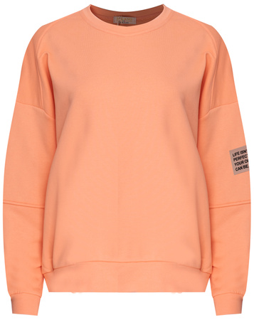 FASHION -  KOMPLET DRESOWY DAMSKI  - ID8877 BRZOSKWINIOWY