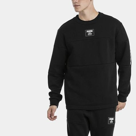 BEST PRICE!  PUMA BLUZA REBEL BLOCK CREW (852399-01)