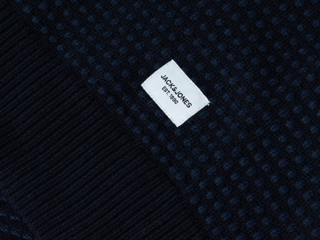 JACK&JONES - JJEATLAS KNIT CREW NECK NOOS 12212816/NAVY