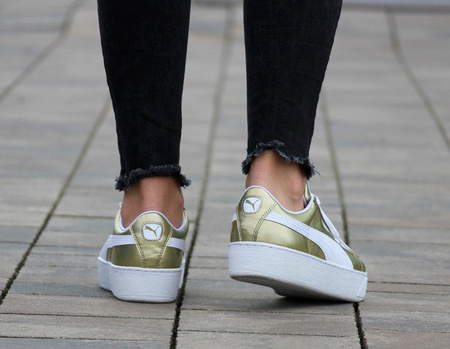 PUMA VIKKY PLATFORM METALLIC  (363609-01)