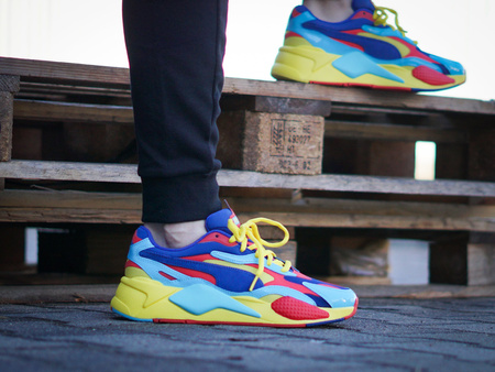 Puma - RS-X3 Plastic 371569-06 - Sneakers - Yellow / Blue / Red / Purple