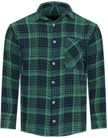 PLUS POSH - ZIELONO-GRANATOWY KRATKA