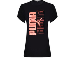 Puma - Rebel Fashion Tee 583558-51 - T-shirt - Black / Pink
