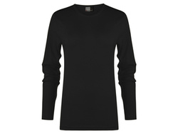 PROMODORO - WOMEN'S INTERLOCK-T LONGSLEEVE BLACK 3465A-9D