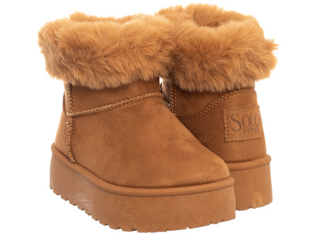 SOLO SOPRANI COUTURE SCG421P84/21 HUGH PLAT GIRL CAMEL