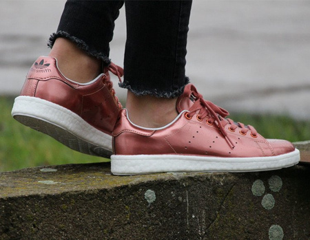 ADIDAS STAN SMITH BOOST WOMEN  "COPPER METALLIC" (BB0107)