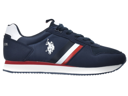 U.S POLO ASSN. - NOBIL006-DBL002 - Navy / Red / White - Sneakers