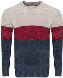 MUST PARKOUR - S8668 BEŻ-BORDO-GRANAT