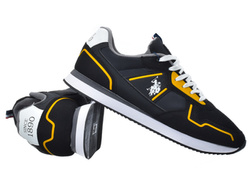 U.S POLO ASSN. - NOBIL004-BLK-OCR01- Black / Yellow / White - Sneakers