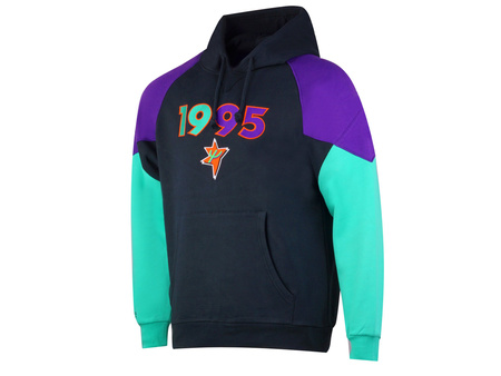 Mitchell & Ness - NBA Trading Block Hoody All Star 1995 - Hoodie - Black / Turquoise / Purple
