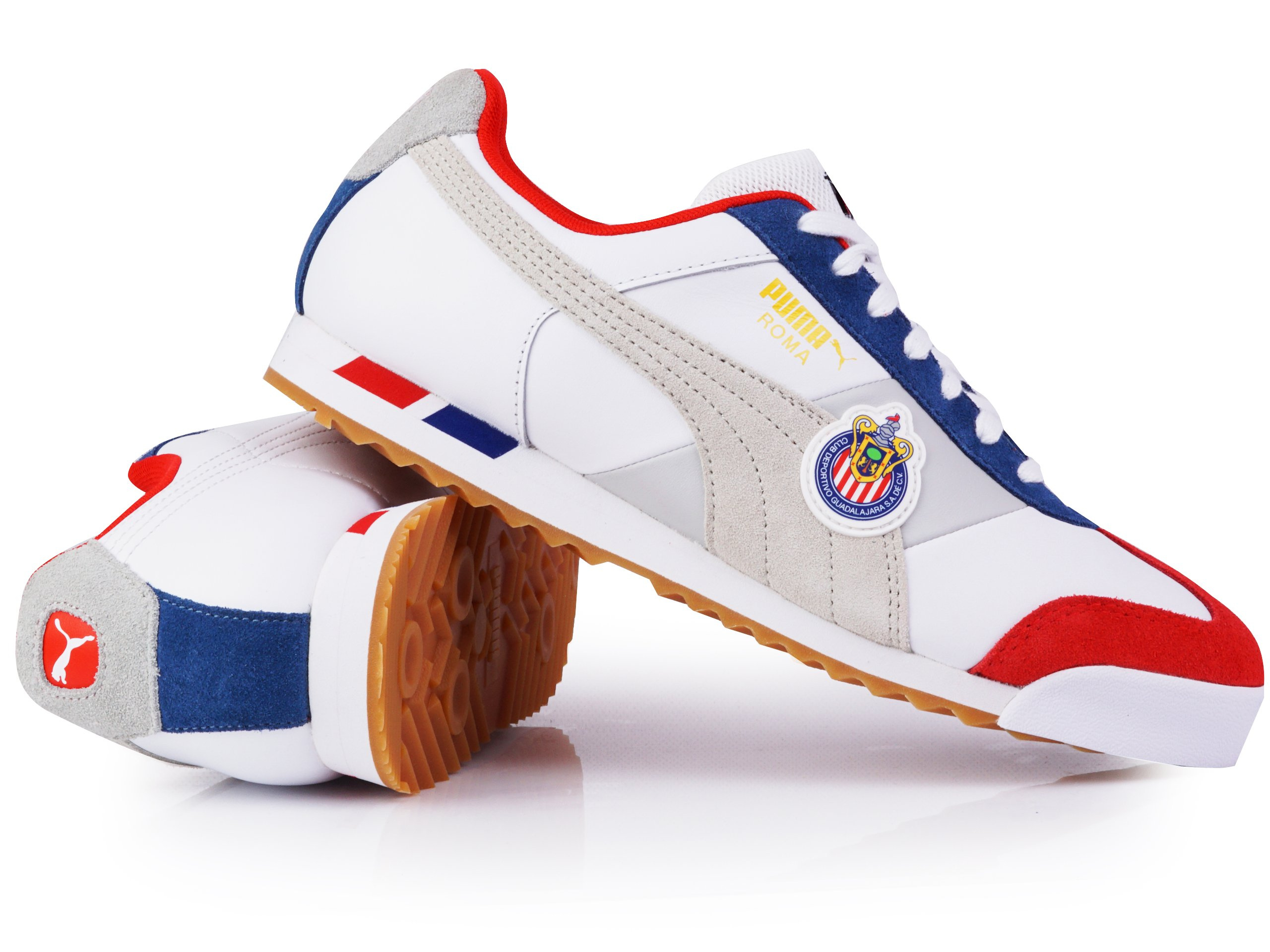 Puma - Roma x Club Deportivo Guadalajara 370900-01 - Sneakers - White /  Blue / Red | Mens \\ Puma | Kicks Sport - a trusted supplier of branded  sports footwear
