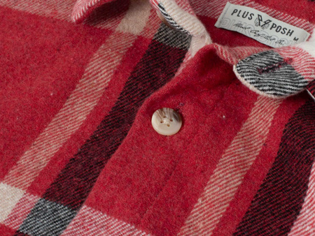 PLUS POSH - CZERWONY KRATKA