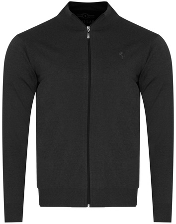 POLO LARA - SWETER MĘSKI ROZPINANY - CIEMNOSZARY K