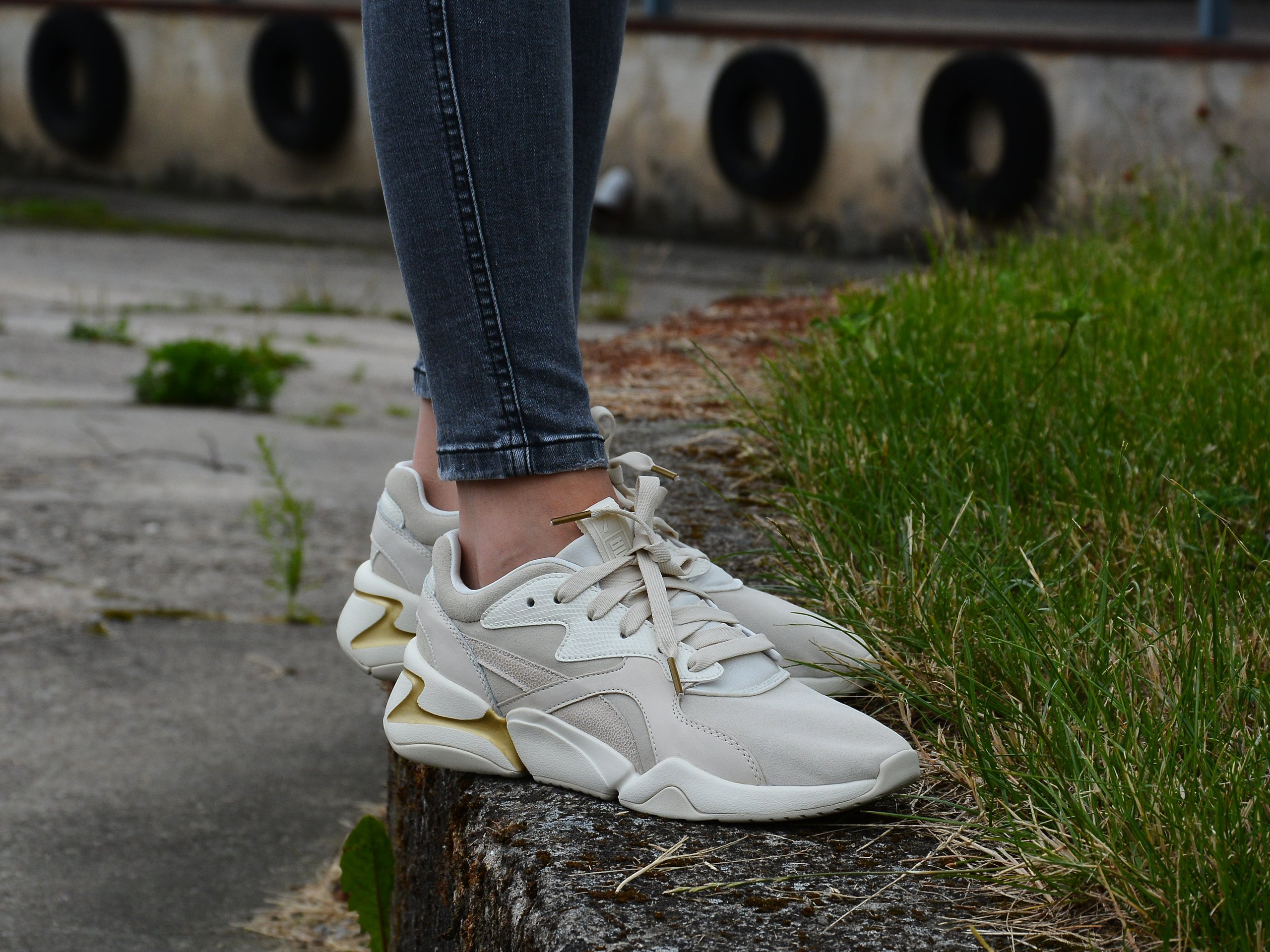 Puma - Nova Pastel Grunge 369487-01 - Sneakers - Beige