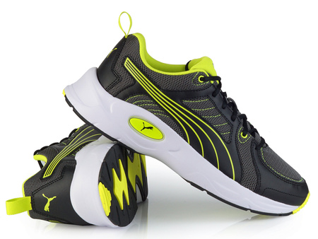 Puma - Nucleus Run 369869-03 - Sneakers - Black / Lime