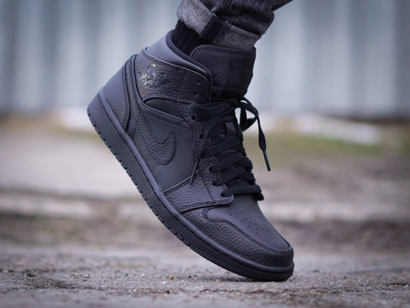 Nike - Air Jordan 1 Mid 554724-091 - Sneakers - Black