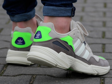 Adidas - Yung-96 F97182 - Sneakers - Grey / White / Lime
