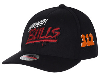 MITCHELL & NESS - NBA HWC SLAP STICKER CLASSIC RED BULLS HHSSINTL1091-CBUBLCK
