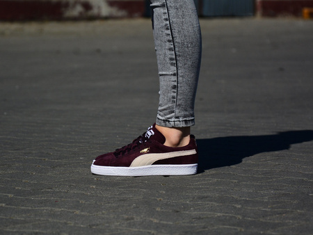 Puma - Suede Classic Wn's 355462-40 - Sneakers - Burgundy / Beige
