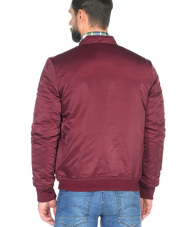 Tommy Hilfiger - Denim Basic Padded Satin Bomber DM0DM02861 674 - Bomber Jacket - Burgundy
