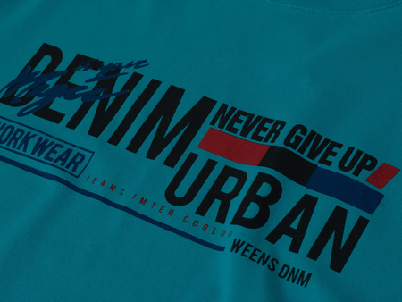 JUMPER - 3024 TURKUSOWY