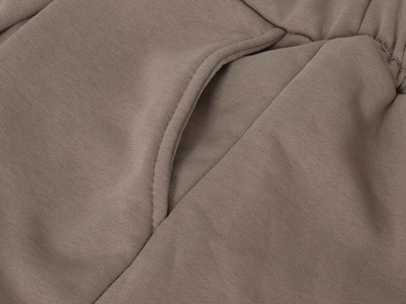 FASHION -  KOMPLET DRESOWY DAMSKI  - ID8871 JASNOBRĄZOWY