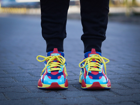 Puma - RS-X3 Plastic 371569-06 - Sneakers - Yellow / Blue / Red / Purple