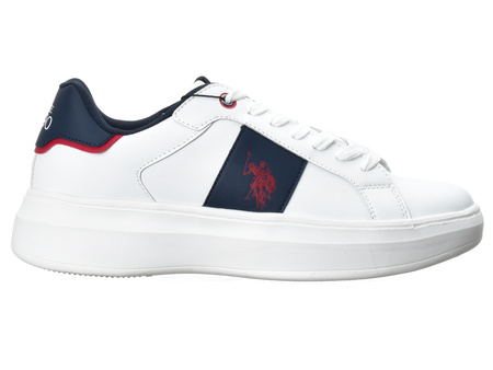 U.S POLO ASSN. - JEWEL008-WHI-DBL03 - White / Navy / Red - Sneakers