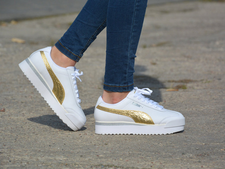 Puma - Roma Amor 371702-01 - Sneakers - White / Gold