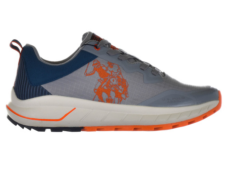 US POLO ASSN.  - SETH001-LGR-BLU02- Boots - Grey /  Blue / Orange