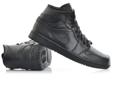 Nike - Air Jordan 1 Mid 554724-091 - Sneakers - Black