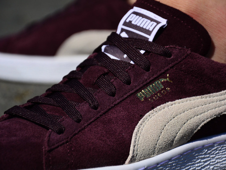 Puma - Suede Classic Wn's 355462-40 - Sneakers - Burgundy / Beige
