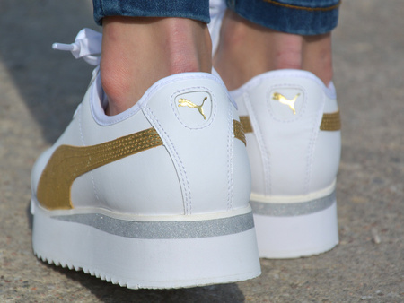 Puma - Roma Amor 371702-01 - Sneakers - White / Gold