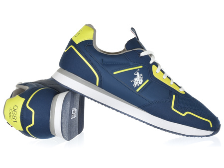 U.S POLO ASSN. - NOBIL004-BLU006 - Navy / Neon - Sneakers