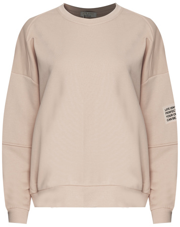 FASHION -  KOMPLET DRESOWY DAMSKI  - ID8876 BEŻOWY