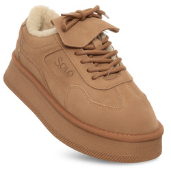 SOLO SOPRANI COUTURE - SSW521P34/01 JENNY SUEDE FUR 