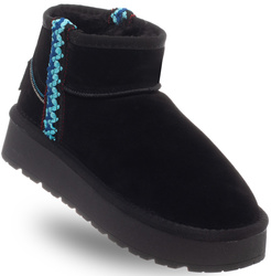 SOLO SOPRANI COUTURE SCW421P20/01 HOTA SUEDE TRIMMING BLACK