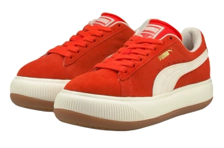 PUMA - SUEDE MAYU UP WN'S 381650-02 - ORANGE - SNEAKERS