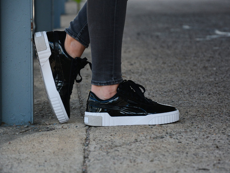 Puma - Cali Patent 370139-02 - Sneakers - Black /  White