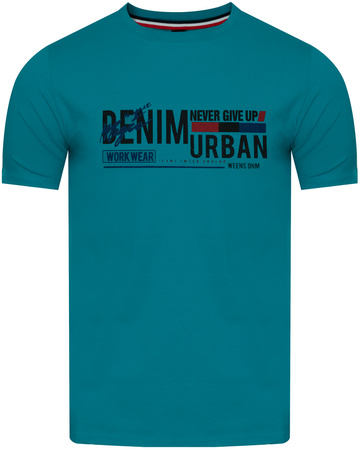 JUMPER - 3024 TURKUSOWY