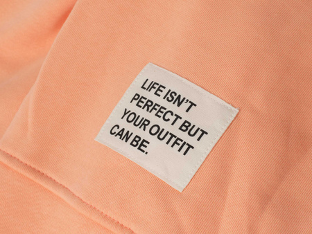 FASHION -  KOMPLET DRESOWY DAMSKI  - ID8877 BRZOSKWINIOWY