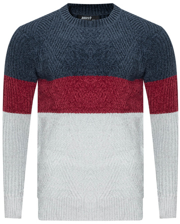 MUST PARKOUR - S8668 GRANAT-BORDO-SZARY