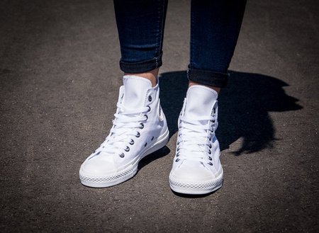 CONVERSE WHITE ALL STAR SP HI (1U646)