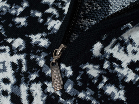 ARMA -2312 GRANATOWO-BIAŁY ŚWIĄTECZNY