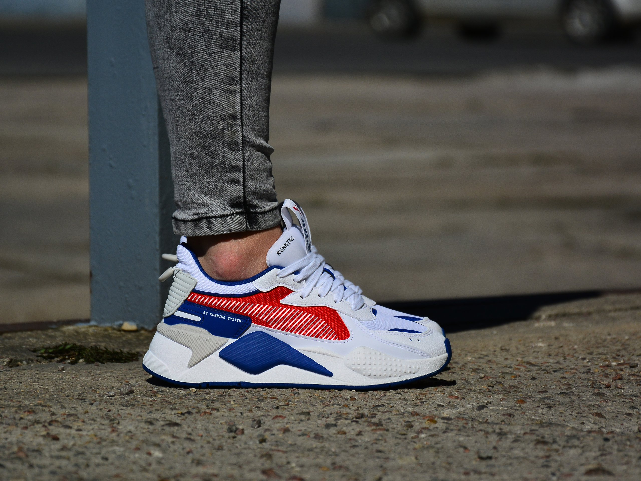 Puma - RS-X Hard Drive 370644-03 - Sneakers - White / Blue