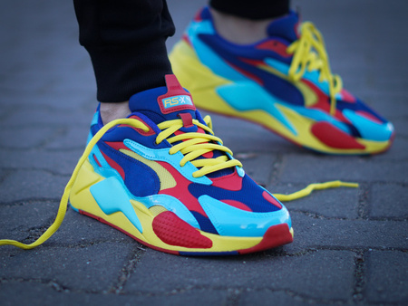 Puma - RS-X3 Plastic 371569-06 - Sneakers - Yellow / Blue / Red / Purple