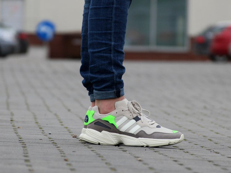 Adidas - Yung-96 F97182 - Sneakers - Grey / White / Lime